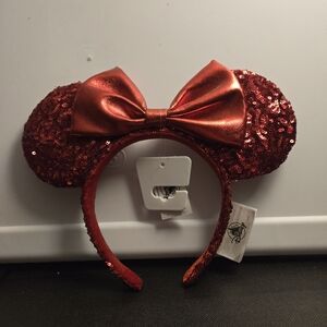 Red minnie ears